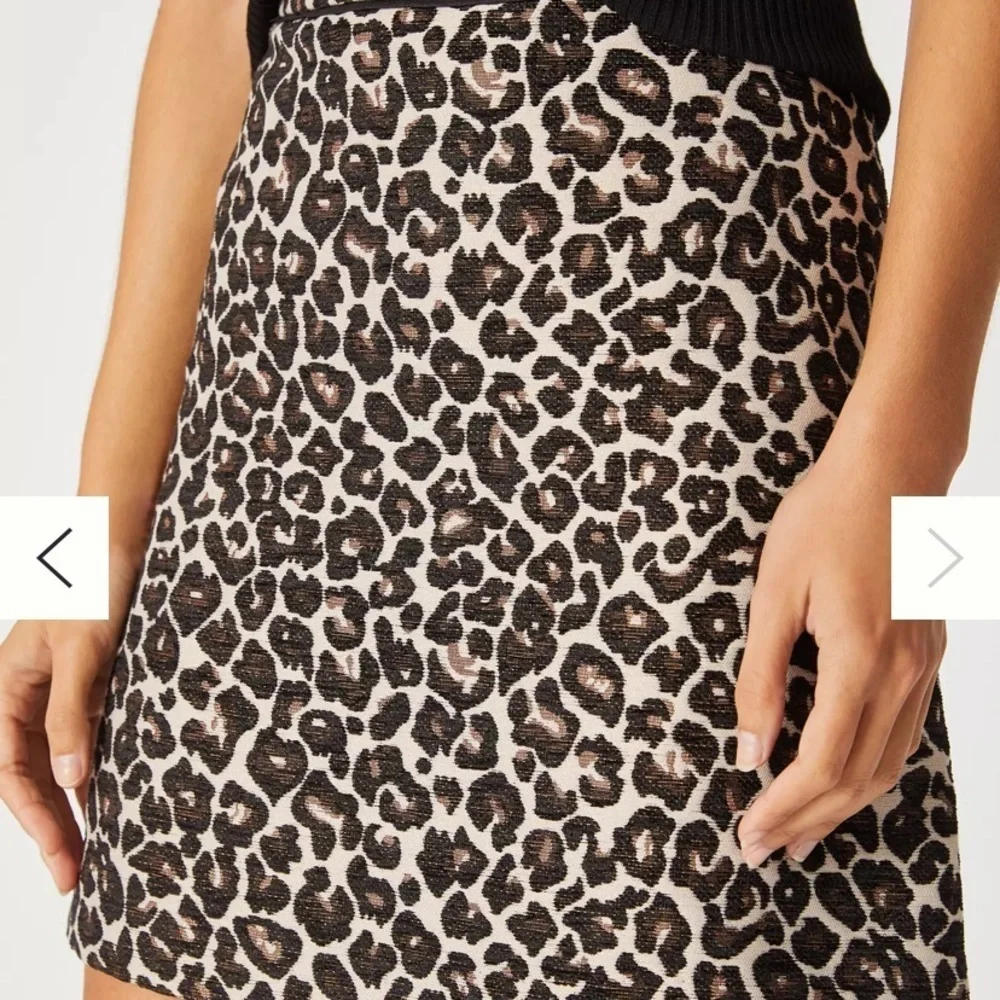 Anthropologie grace Ann leopard skirt new size 12